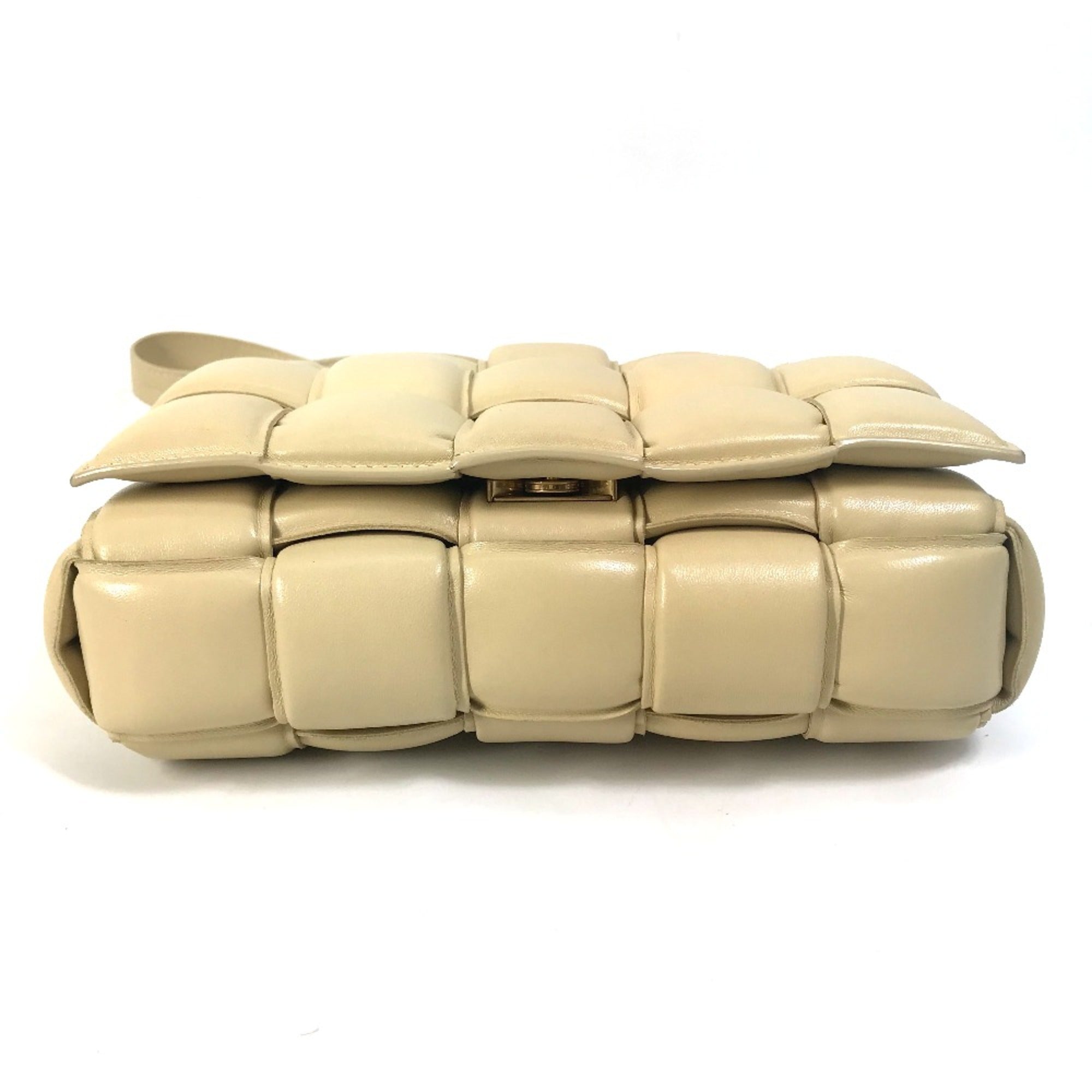 BOTTEGA VENETA 717506 Bag Shoulder Bag Beige — Like New