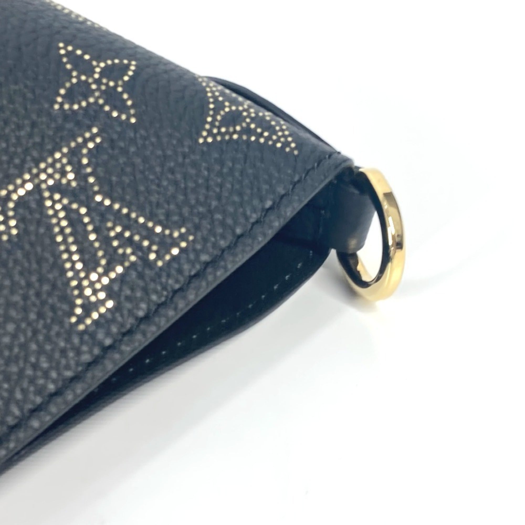 LOUIS VUITTON M23393 Monogram Mahina Blossom PM Tote Bag, Crossbody, Handbag, Shoulder Leather, Women's, Black, Like New — Like New