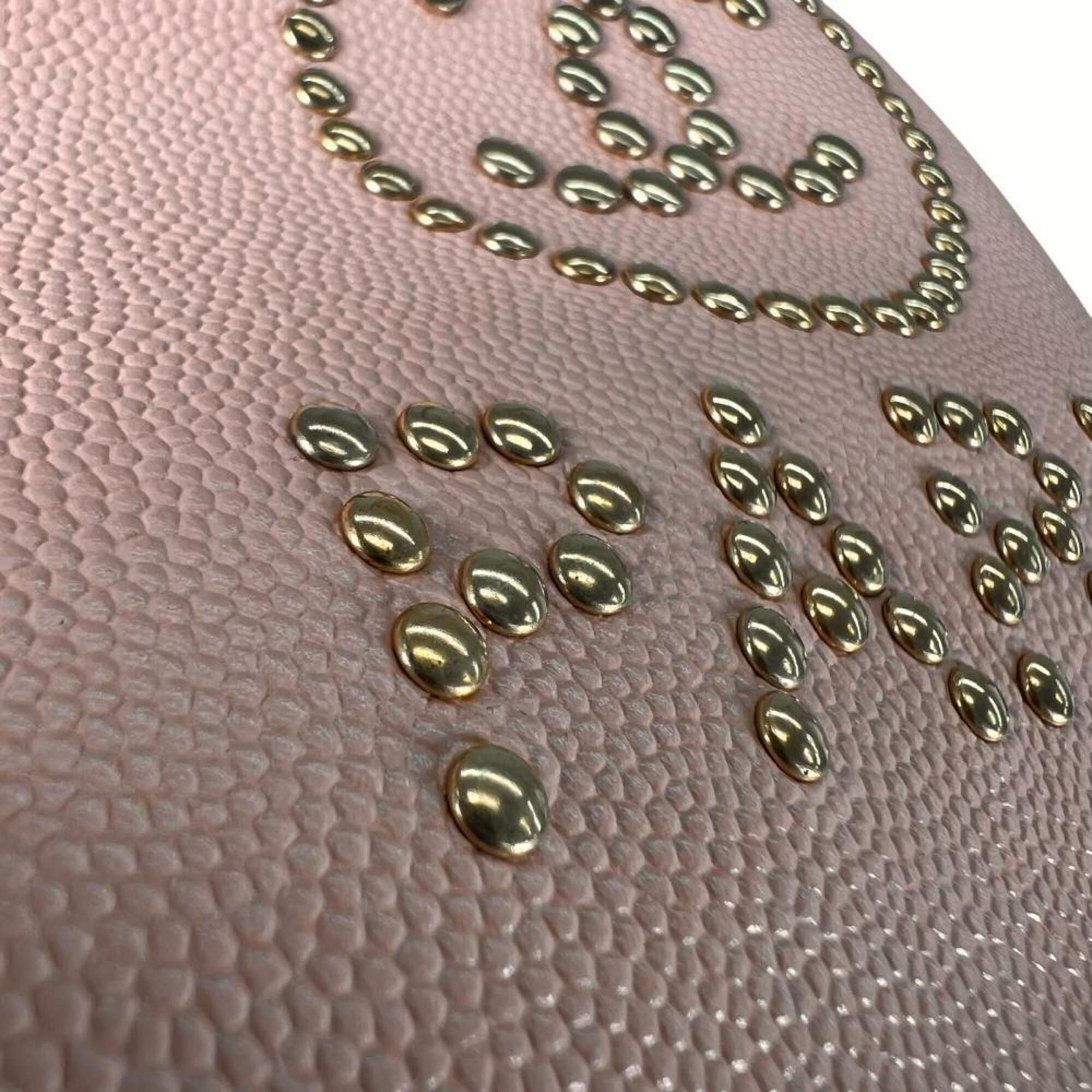 Chanel Deauville Shoulder Bag for Women, Studded Logo, Gold Hardware, Crossbody, Pink with Hardware — Like New