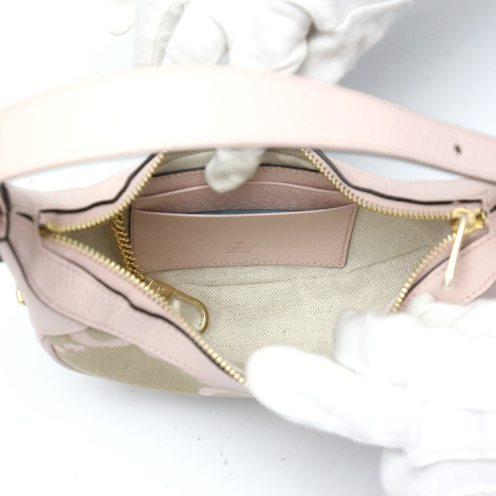 GUCCI Handbag Ophidia Jumbo GG Bag Canvas ?658551 Pink — New - Store Return