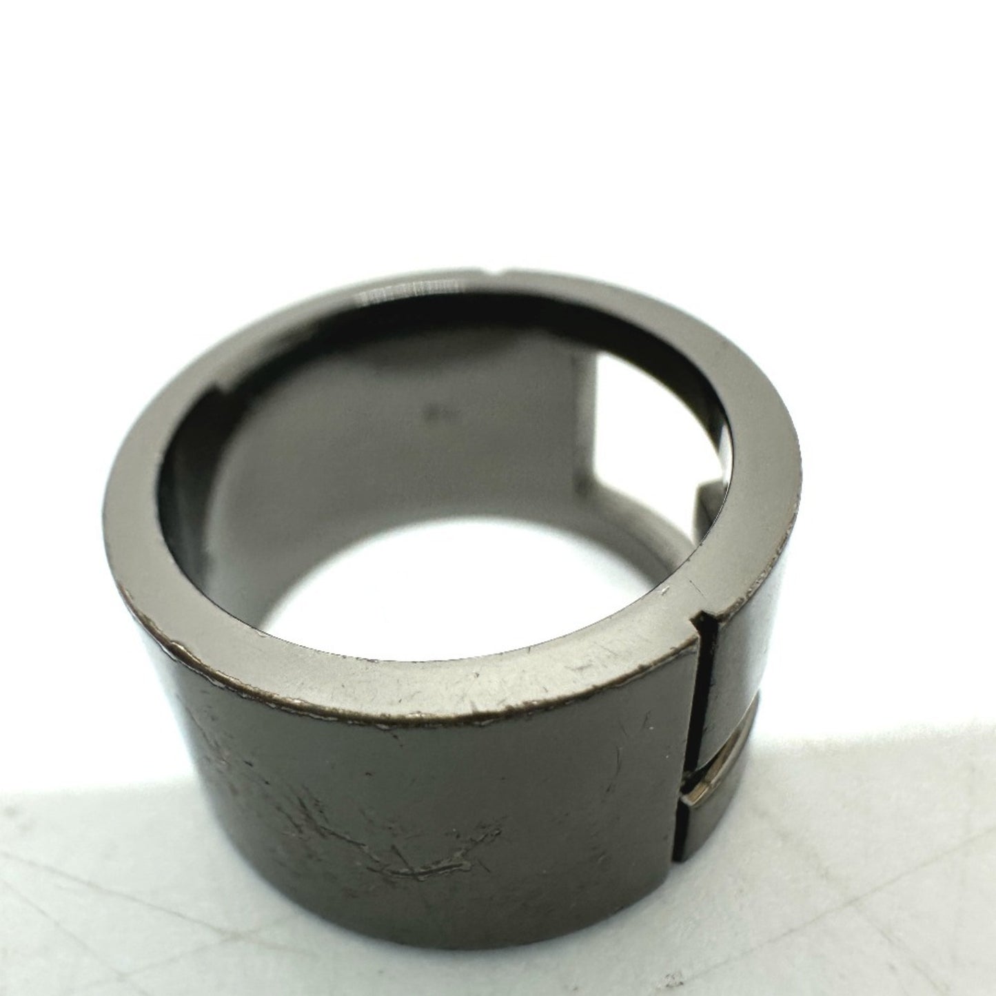 GUCCI Gucci Branded Ring G Accessories Fashion Small Items Rings Metal Women's Black Silver