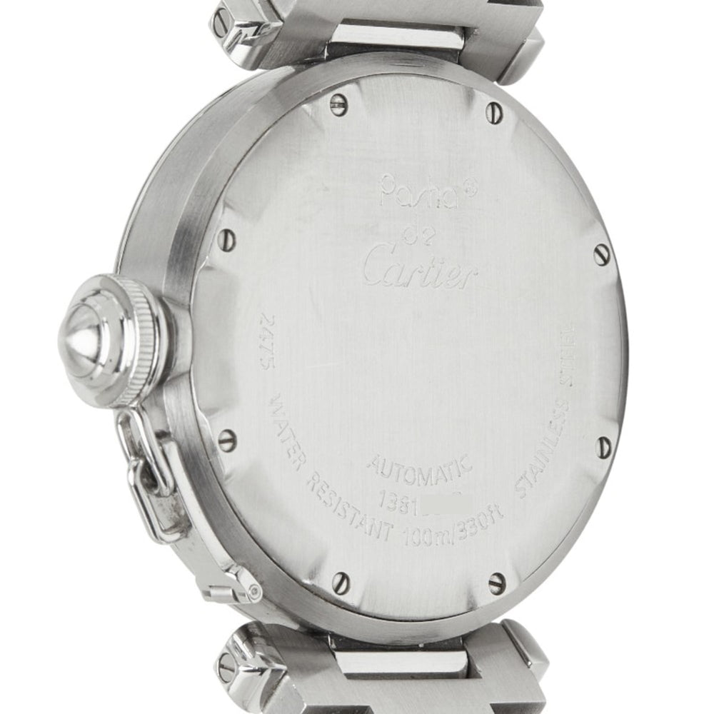 Cartier Pasha C Big Date Watch W31053M7 Automatic (with manual winding) Black Dial Stainless Steel Ladies CARTIER — Good