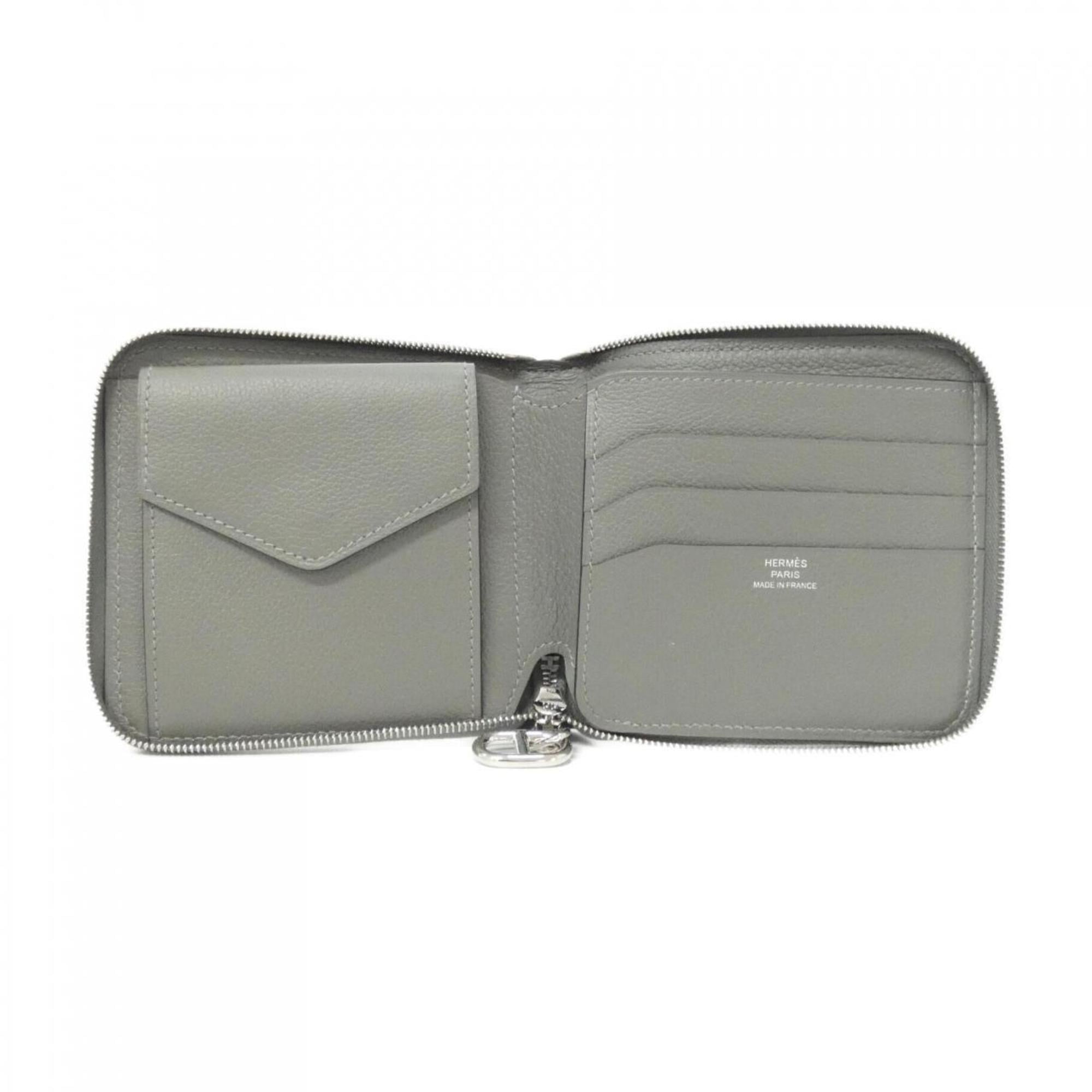 Hermes Hermès Zip En Go 2 Compact Chaine d'Ancre 084212CK Wallet