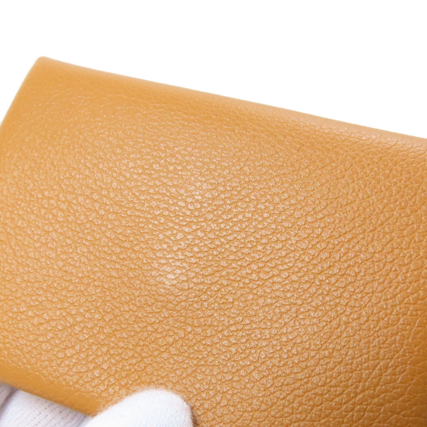 Hermes Hermès Calvi Duo Silver Hardware Coin Case Evercolor Women's