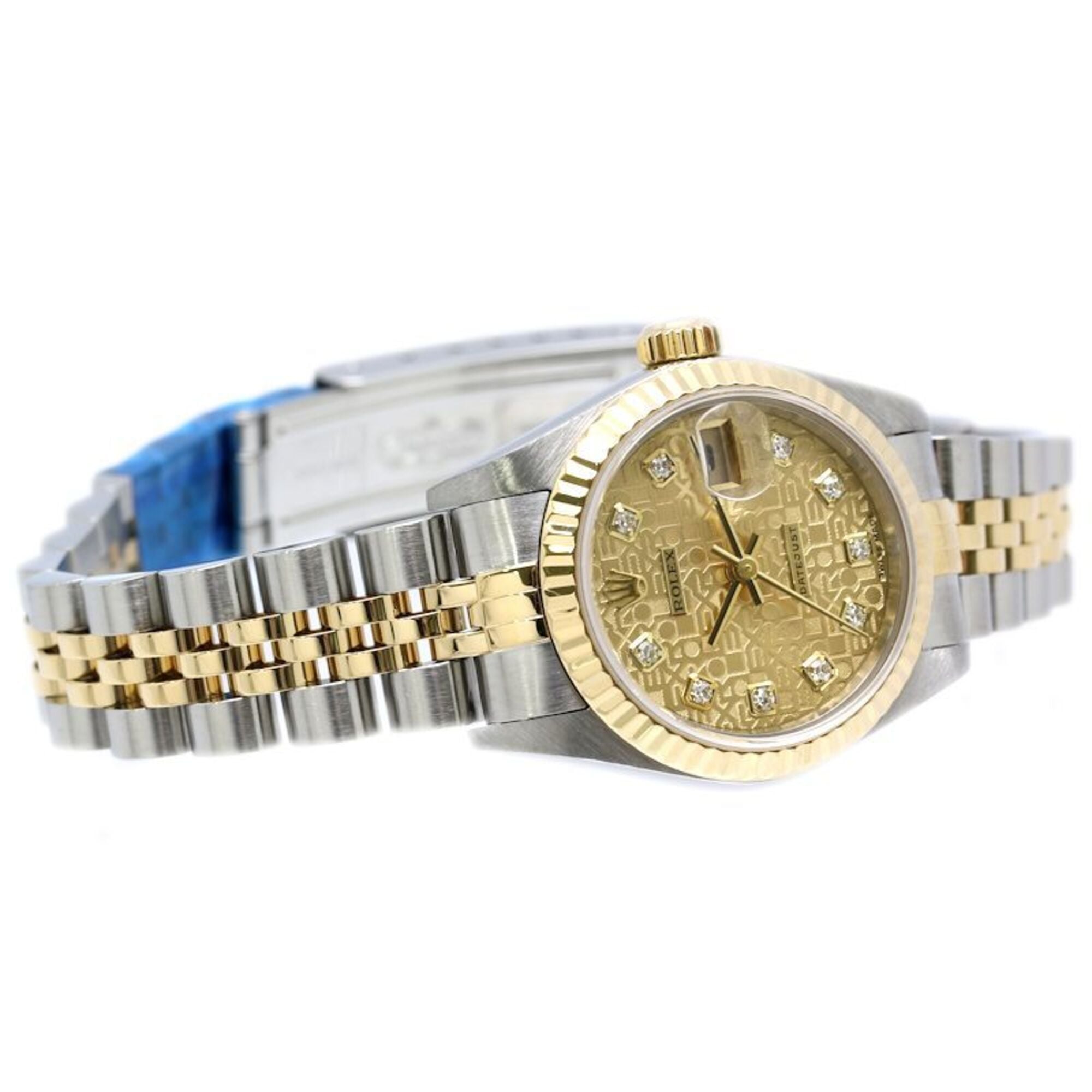 ROLEX Datejust 10P Diamond 79173G Women's Watch SSx18K Yellow Gold 40464 — Good