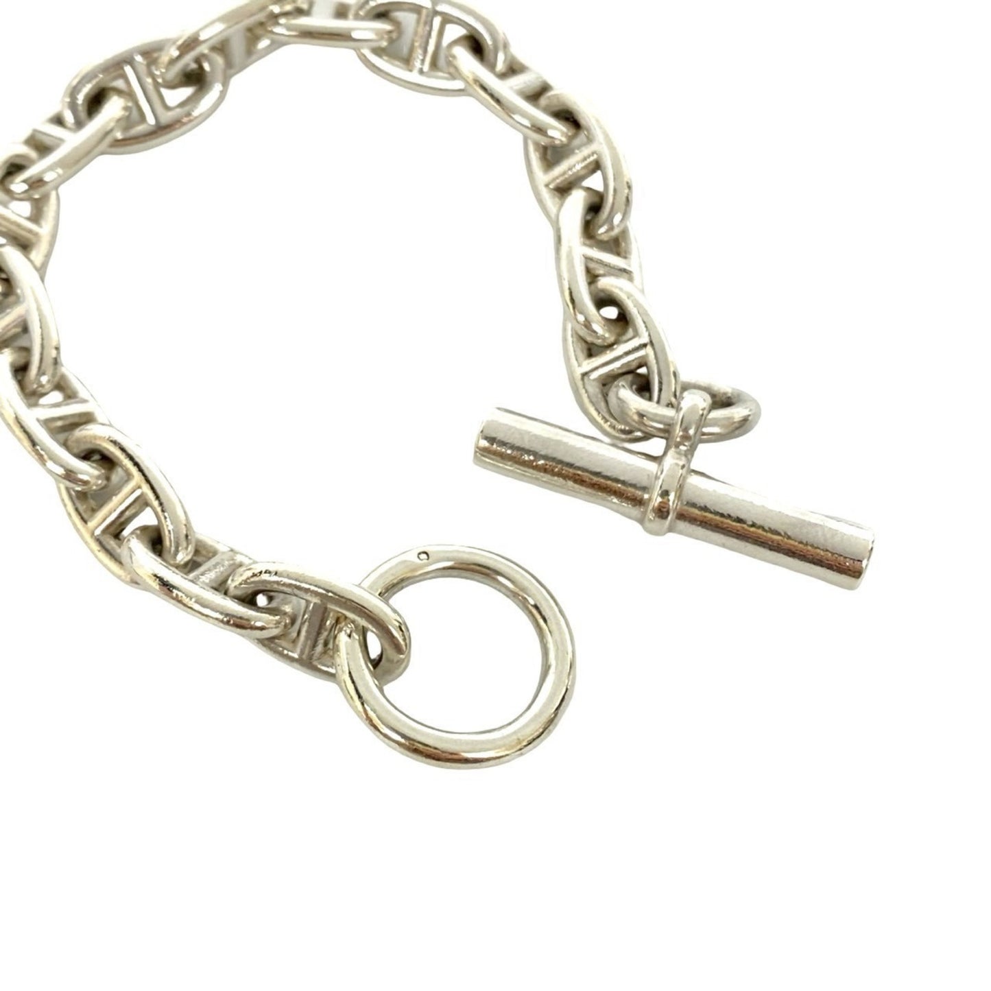 HERMES Chaine d'Ancre, Margiela-era, MM, 15-link, 925 silver chain bracelet, silver, 50060