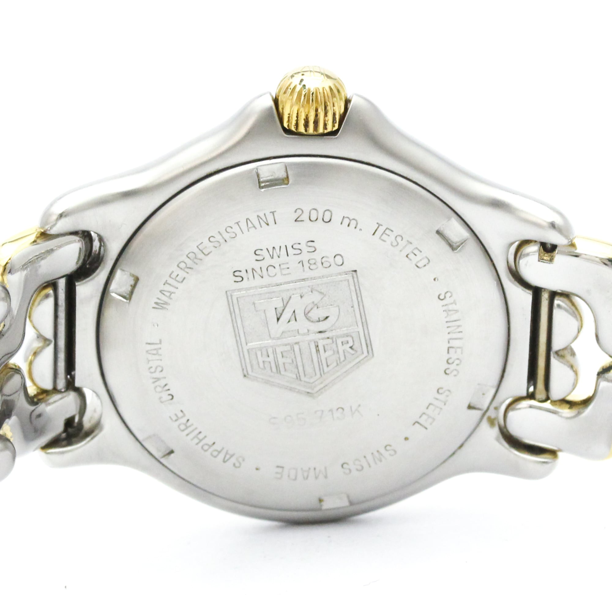 TAG HEUER Sel 200M Gold Plated Steel Mid Size Watch S95.713 — Very Good