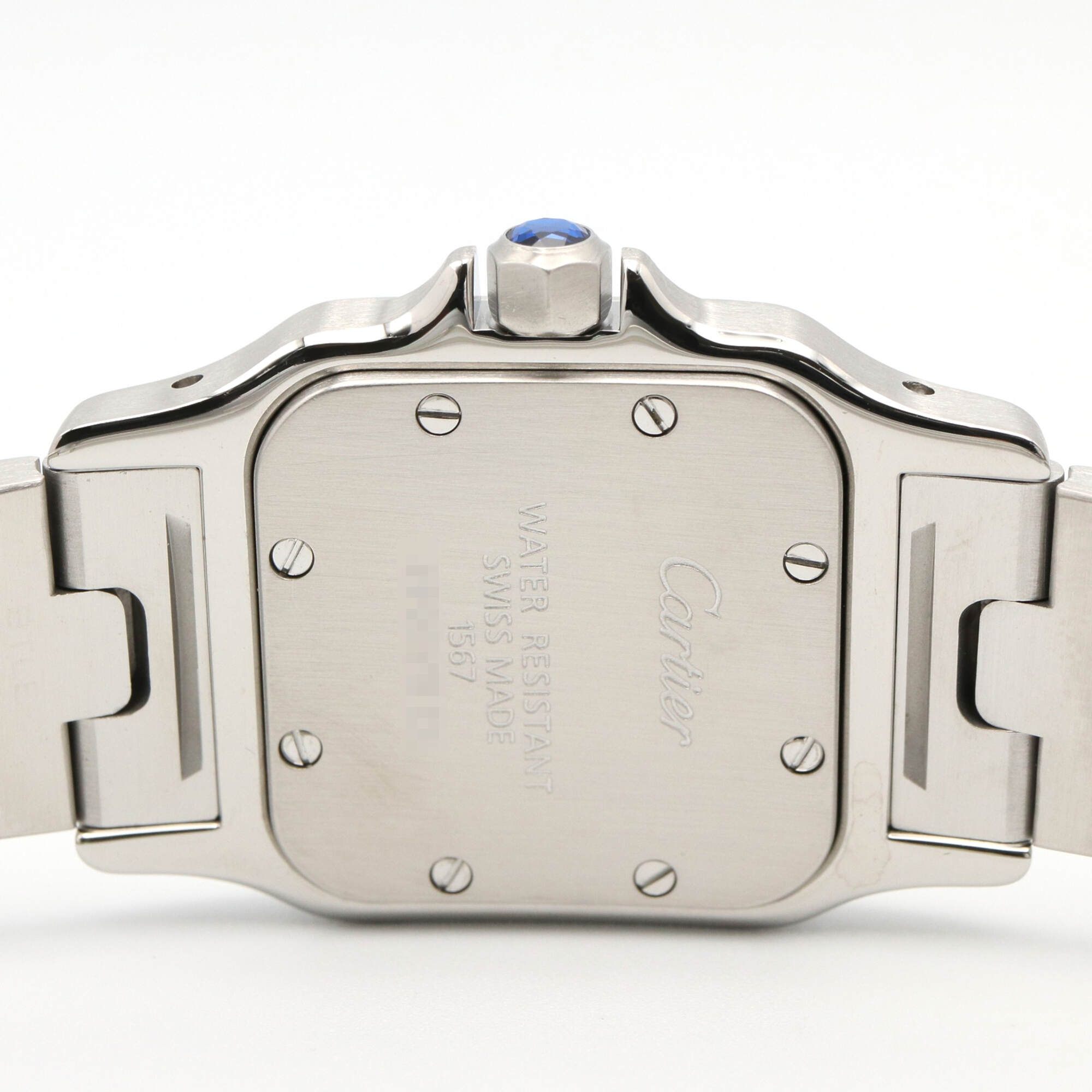 Cartier Santos Galbee SM Watch, Stainless Steel, Ladies, Silver Tone, W20012C4 — Very Good