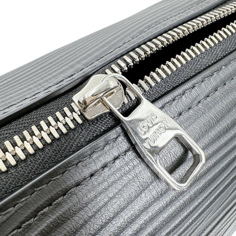 Louis Vuitton Soft Polochon PM Epi Leather Handbag, M24324, Black — Like New