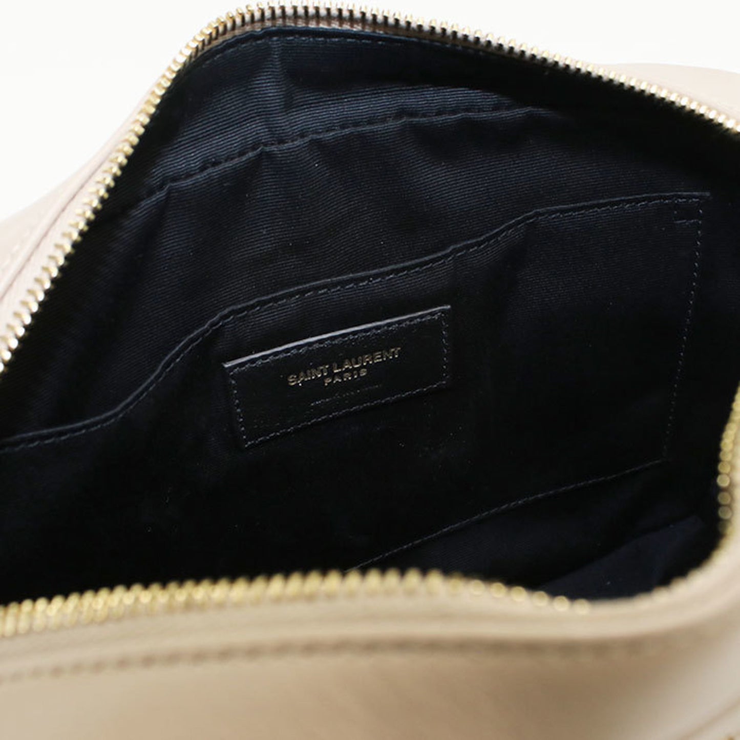 SAINT LAURENT Crossbody Shoulder Bag 761554 Camera Lou Women's Beige