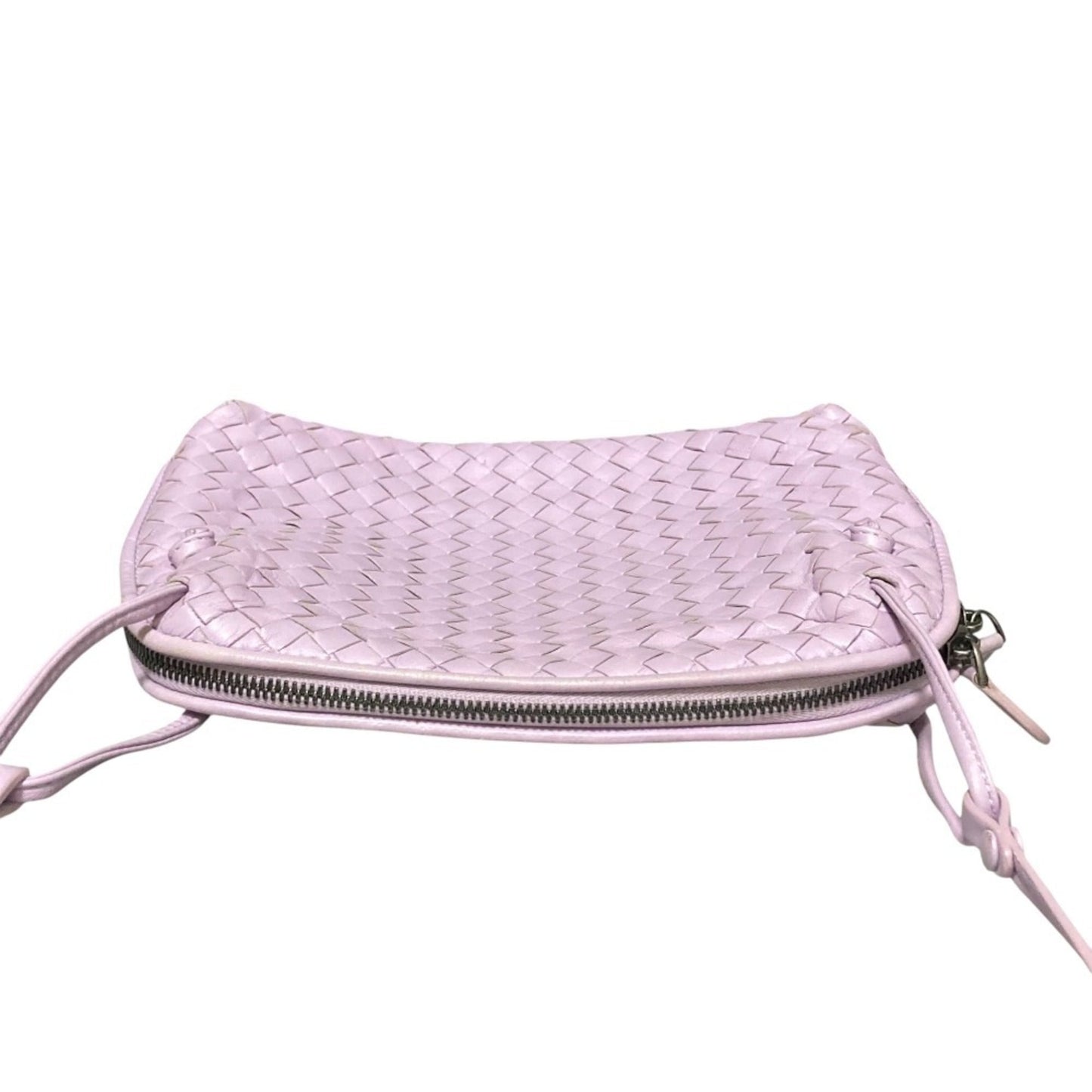 BOTTEGA VENETA Nodini Nappa Intrecciato Shoulder Bag/Crossbody Bag in Light Purple for Women