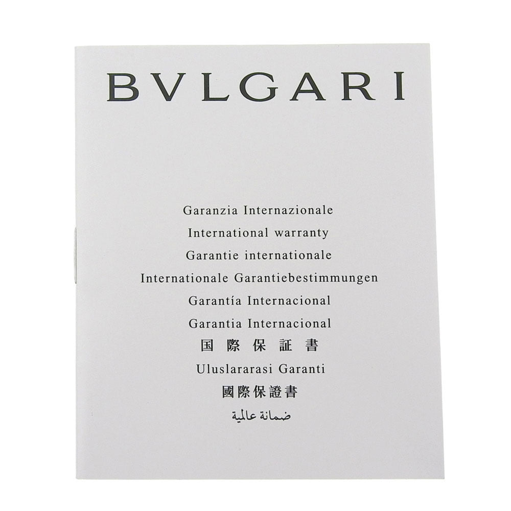Bulgari BVLGARI Assioma Watch AA48S Stainless Steel Silver Automatic Analog Black Dial Men's — Good