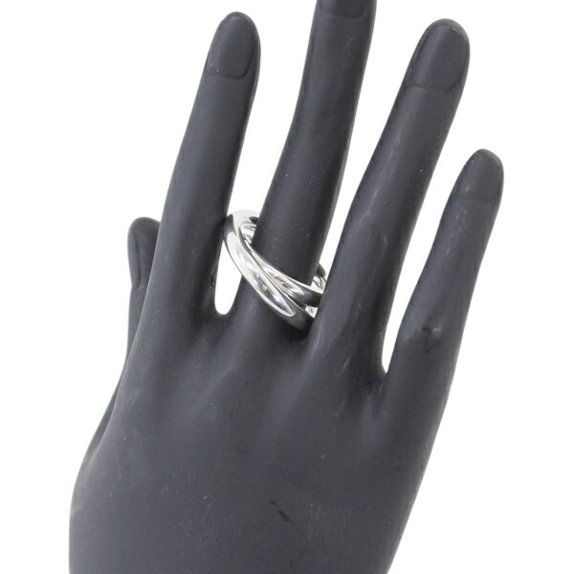 HERMES Vertige Ring #55 Ag925 (Margiela style ring, men's/women's, T6180) — Like New