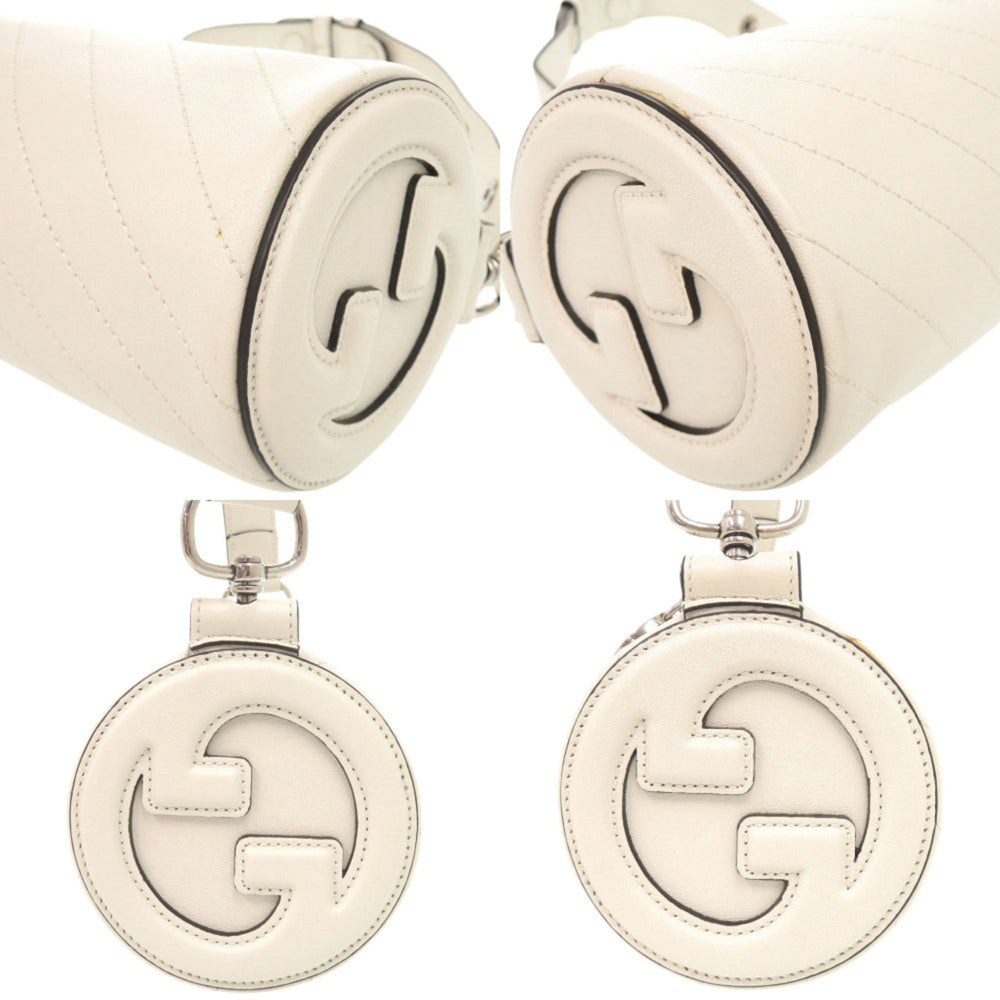 Gucci Blondie 760170 Leather White One-Shoulder Bag 1305GUCCI — Like New