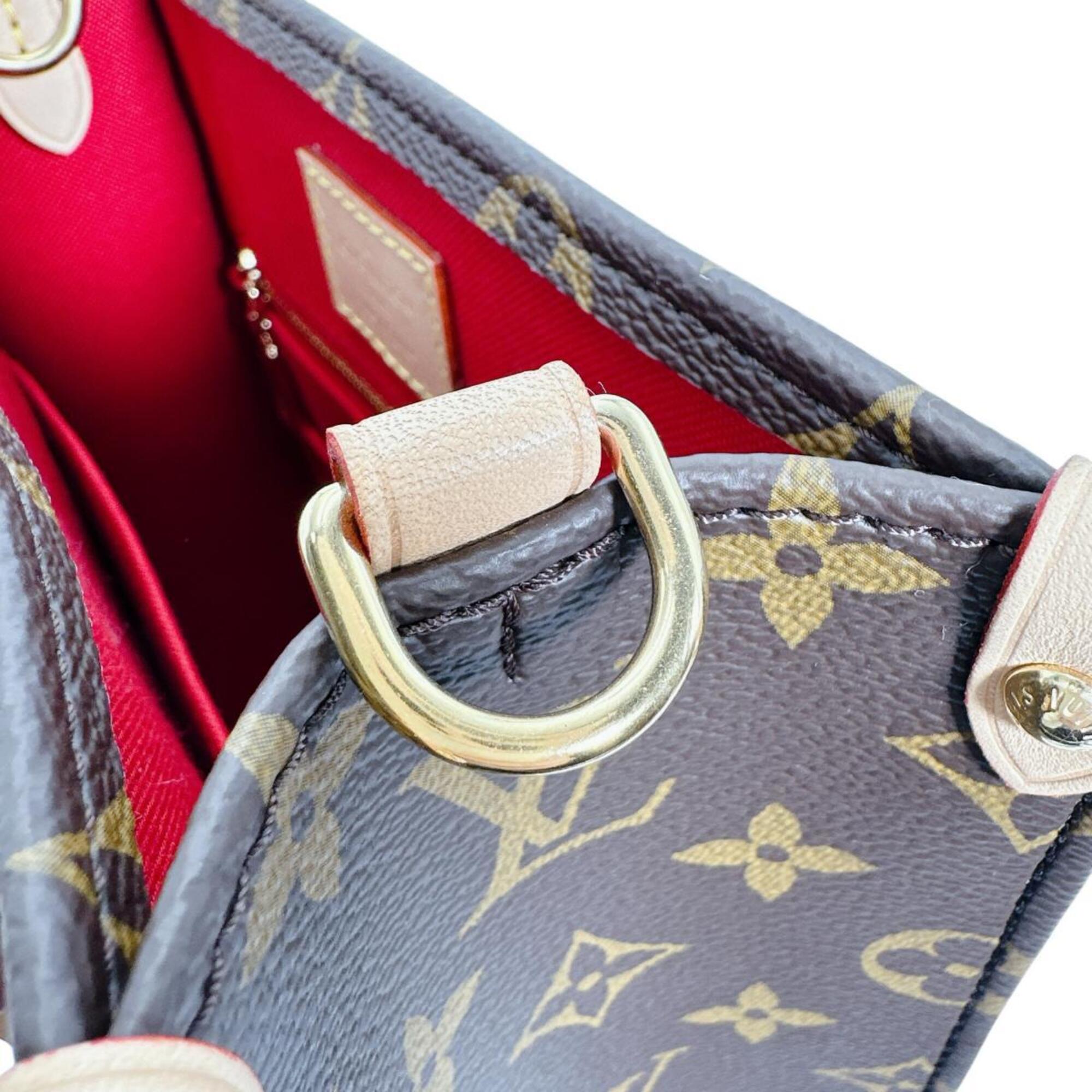 Louis Vuitton LOUIS VUITTON Handbag Sac Plat BB Monogram Canvas M46265 Brown — New - Store Return