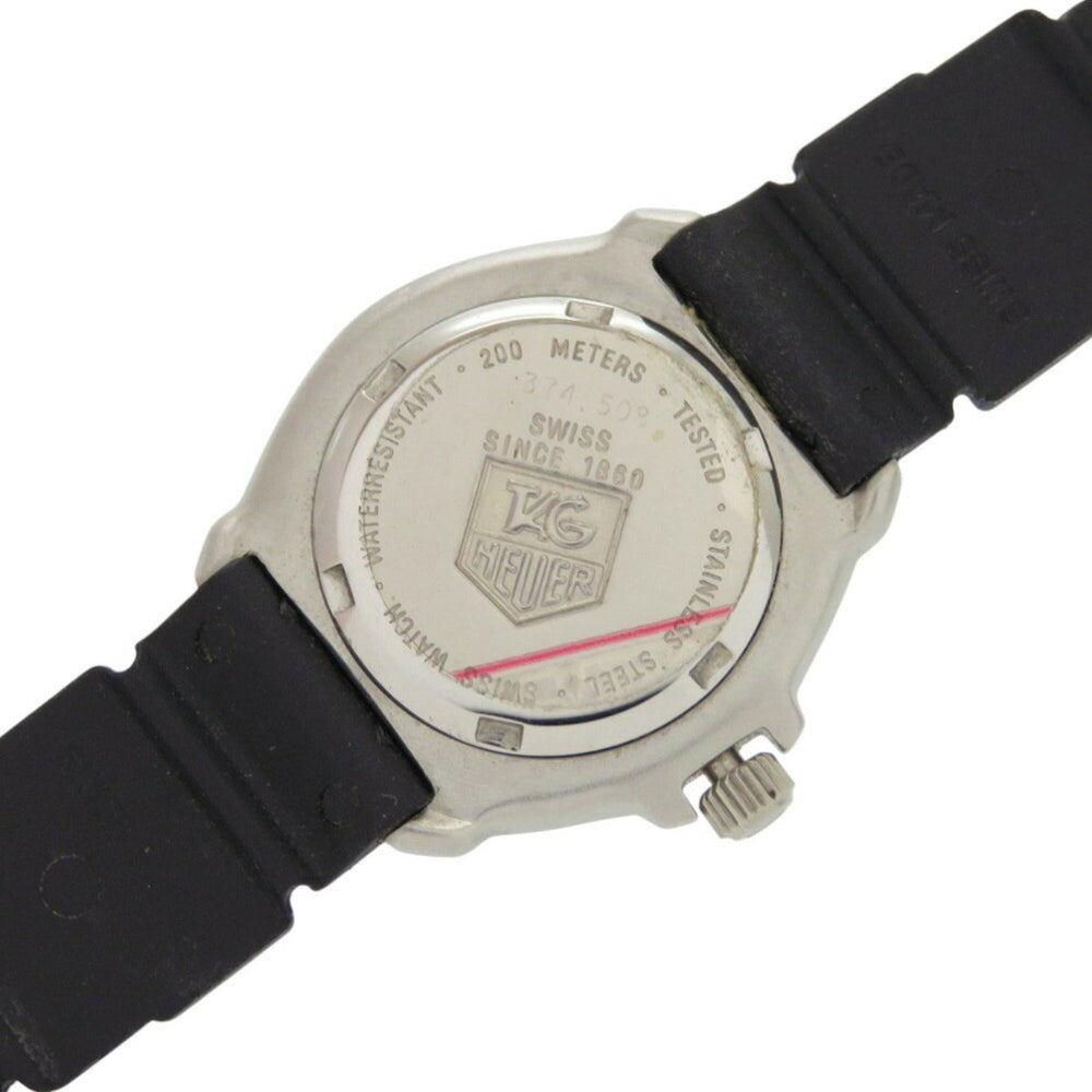 TAG Heuer Formula 1 374.508 Stainless Steel Rubber Black Quartz Watch with Dial 1729 — Very Good