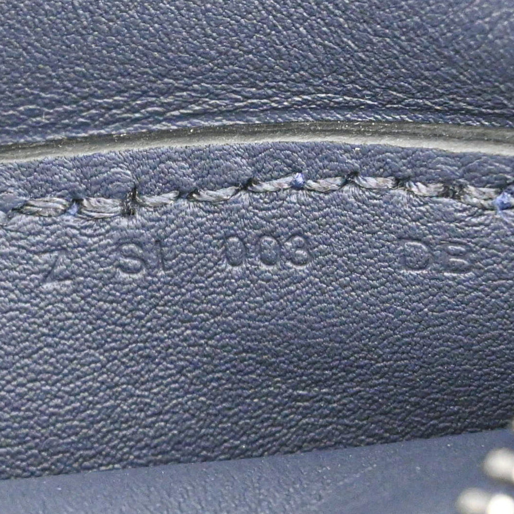 HERMES Ultra Pla 24 Cross Evercolor Body Bag, Navy, Z Stamp — Like New