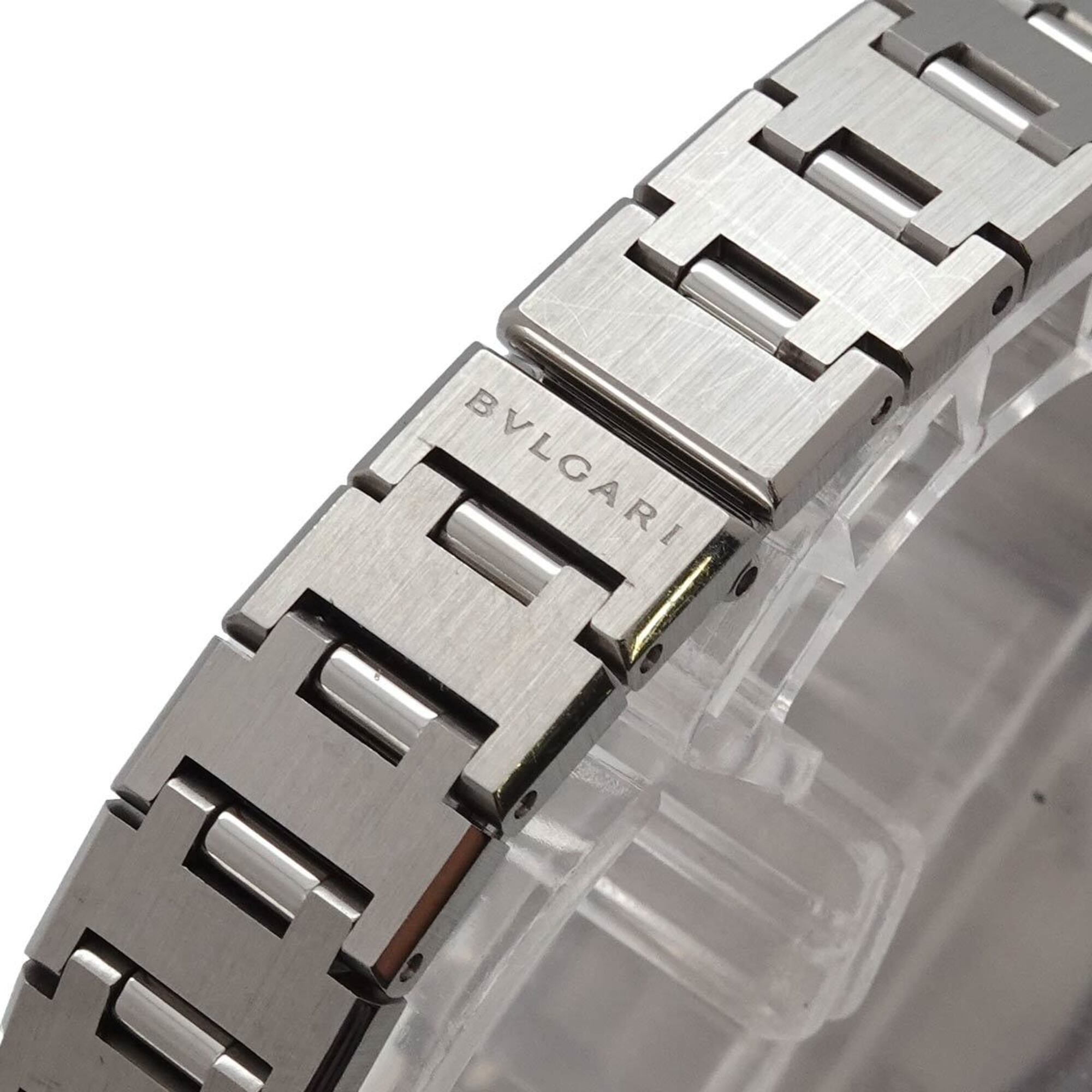 BVLGARI BB26SS Women's Watch 12P Diamond Black Quartz — Very Good