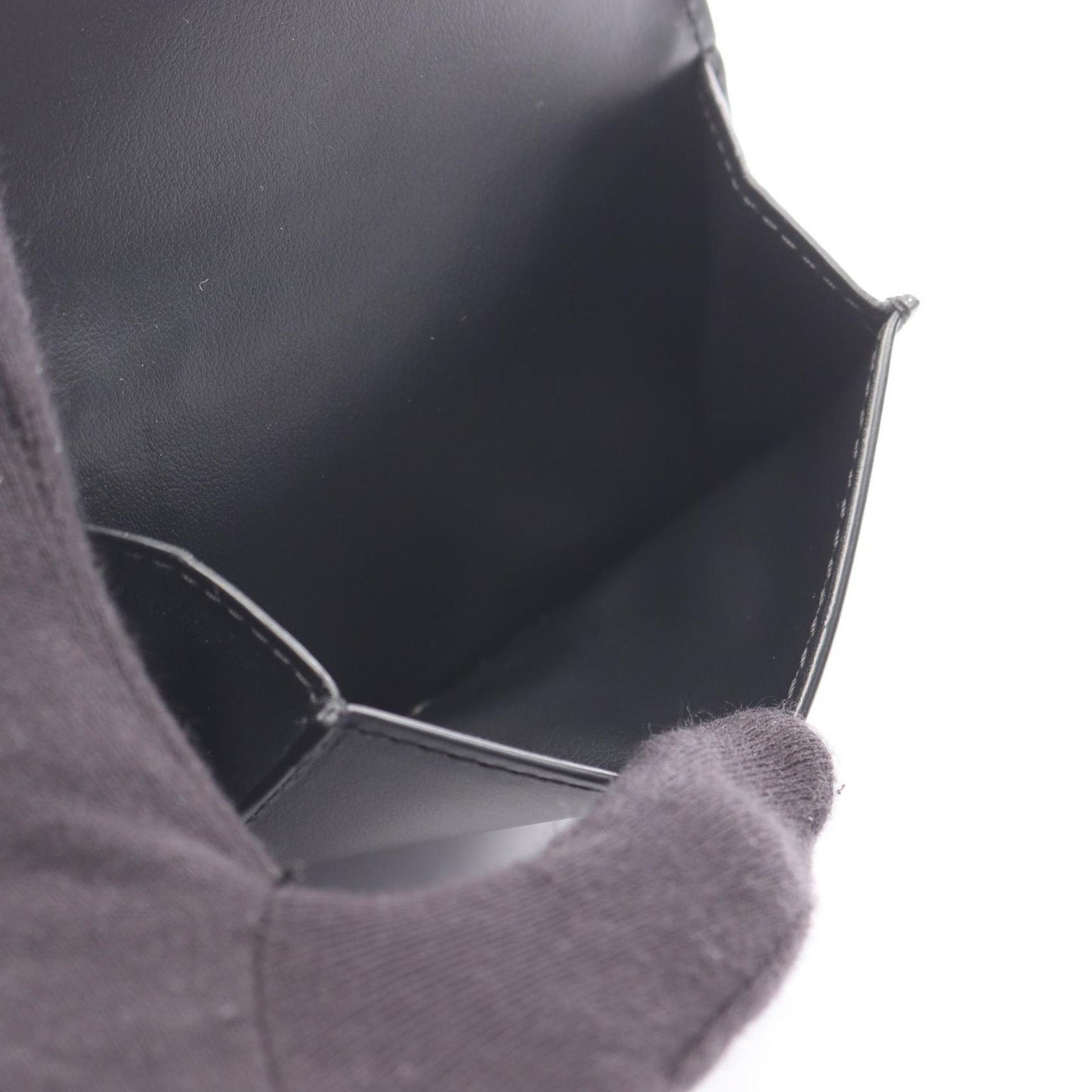 Bottega Veneta Intrecciato Tri-fold Wallet, Leather, Women's, Black