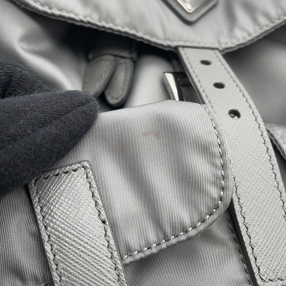 Prada Backpack Small Nylon Saffiano Leather 1BZ677 PRADA Handbag — Like New