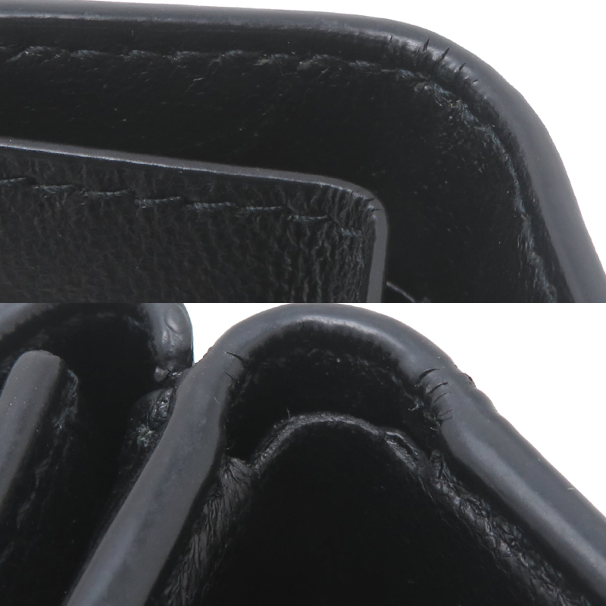 Balenciaga Cash Mini Wallet, Women's and Men's Tri-fold Wallet 594312, Calfskin, Black