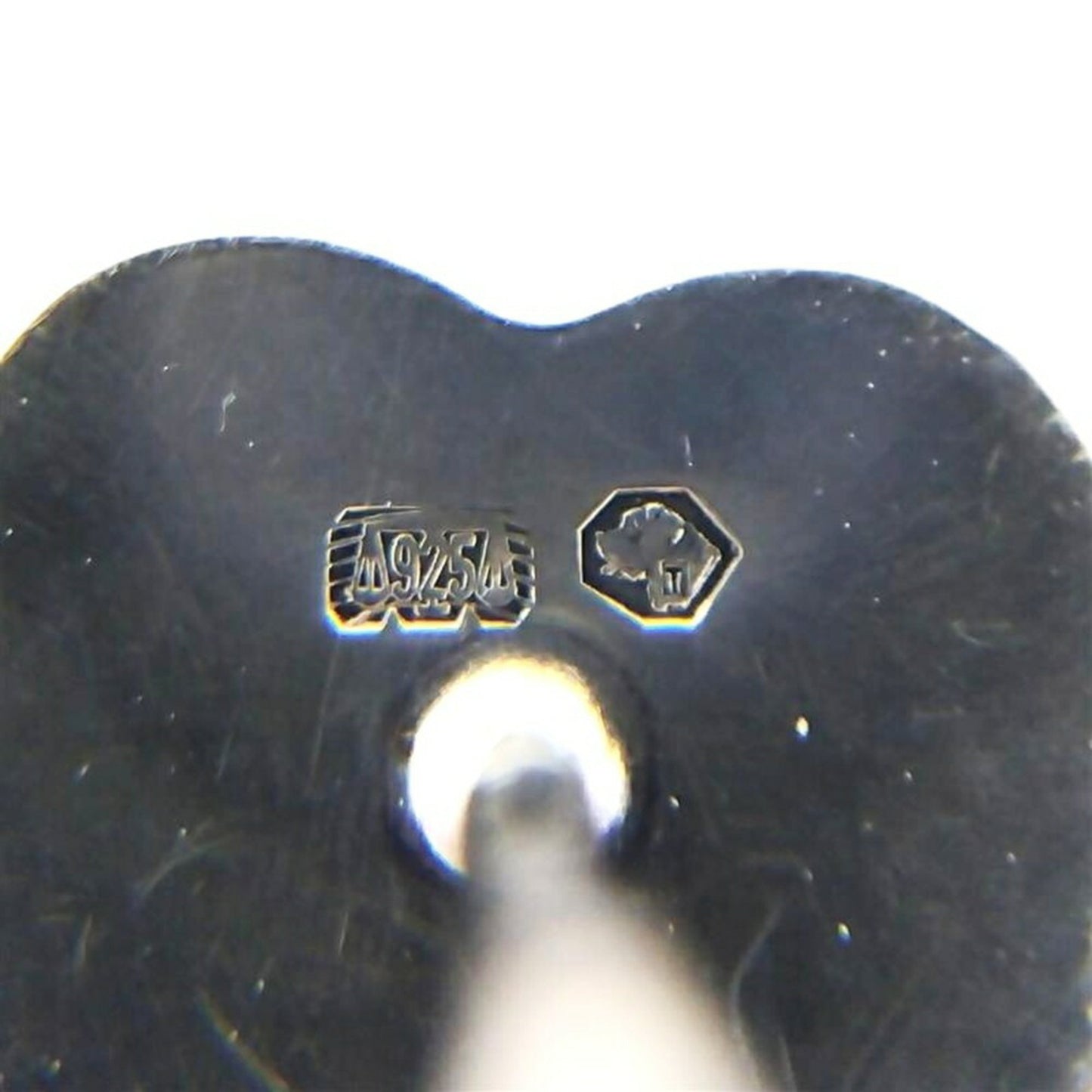 GUCCI Heart Shape Earrings SV925 Silver