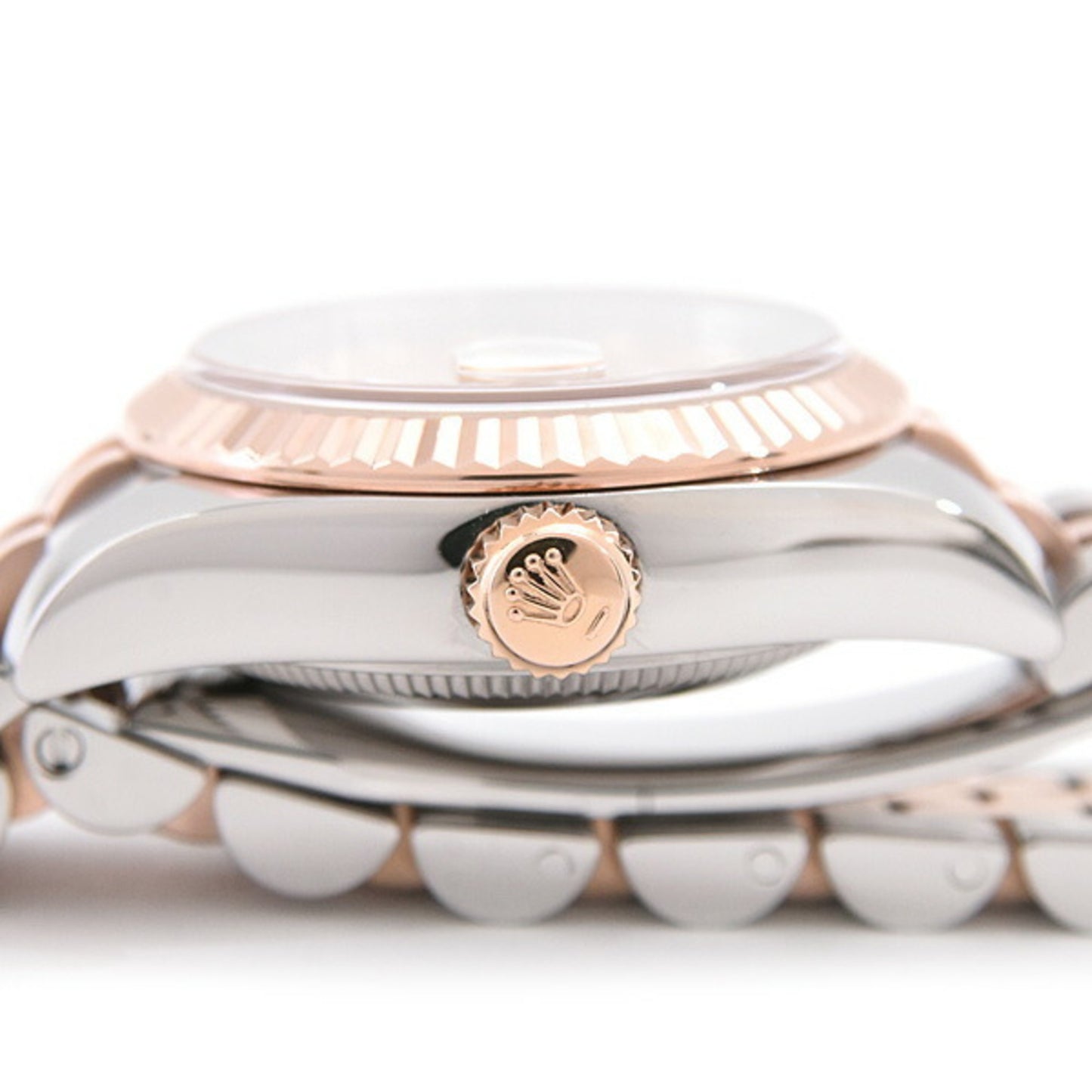 Rolex Watch Ladies Datejust 10P Diamond D Series Automatic Gold Dust Shell Dial SS x PG ROLEX 179171NG