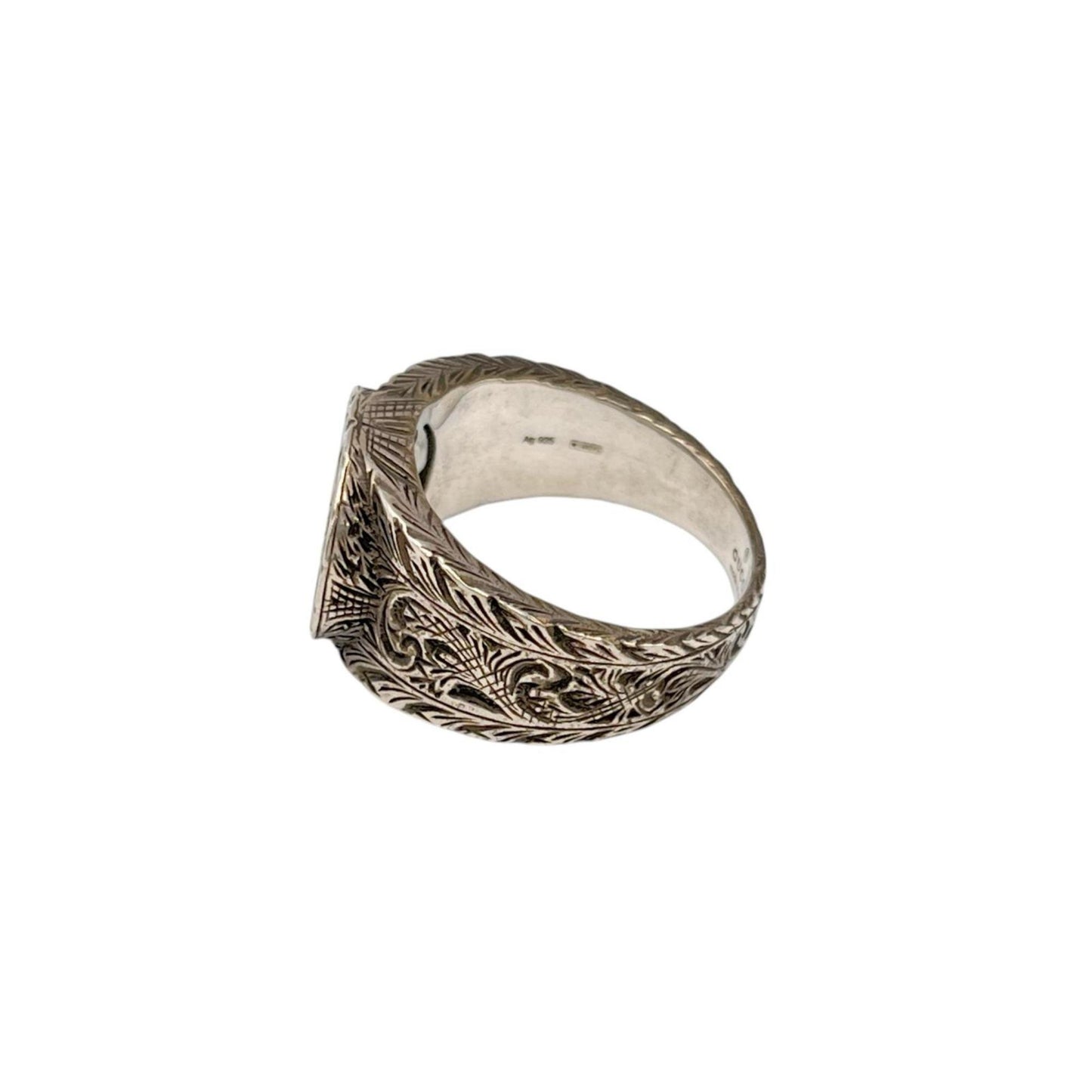 Gucci Interlocking G Ring in Sterling Silver (925) for Men