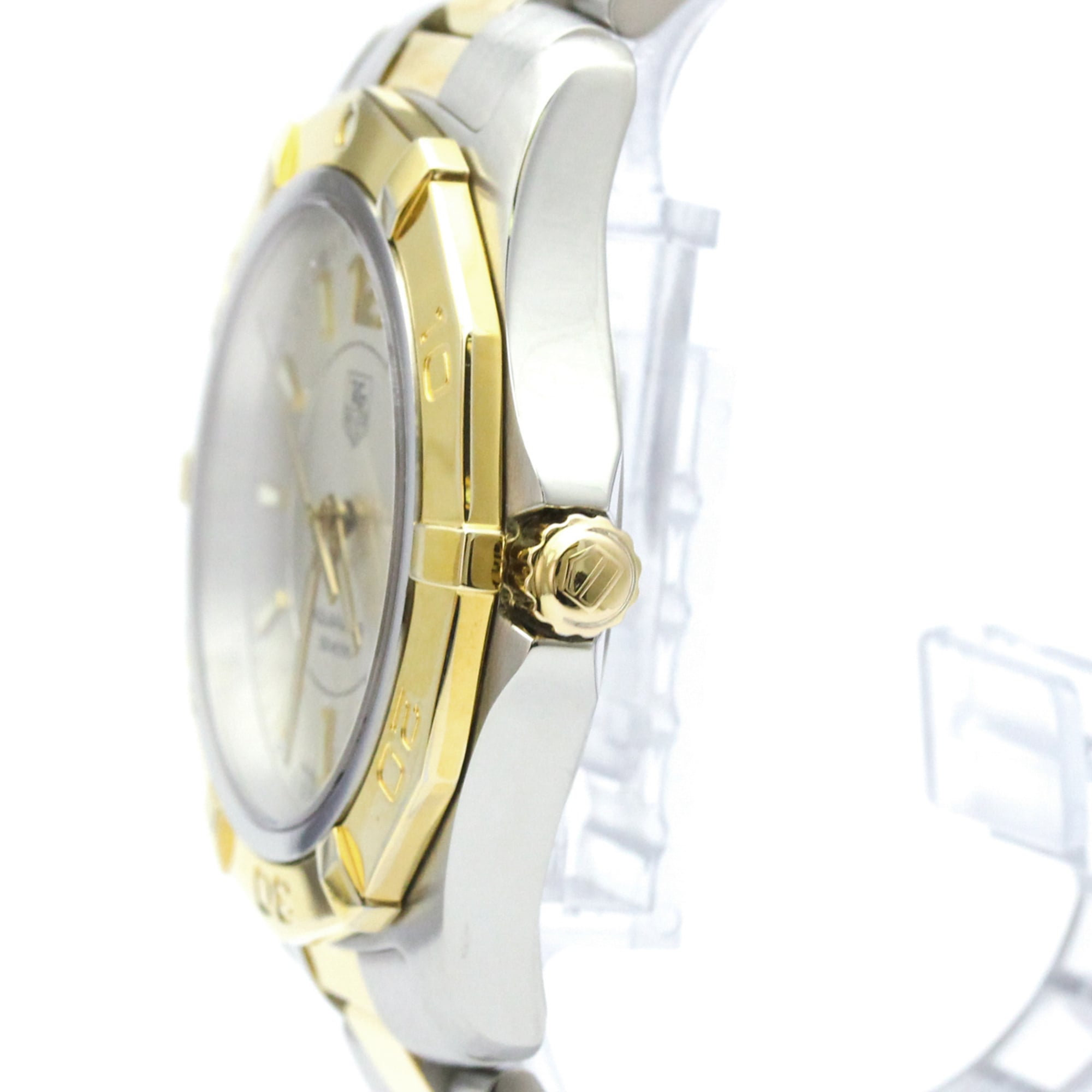 TAG HEUER Aquaracer Gold Plated Steel Quartz Watch WAF1120 Polished — Very Good