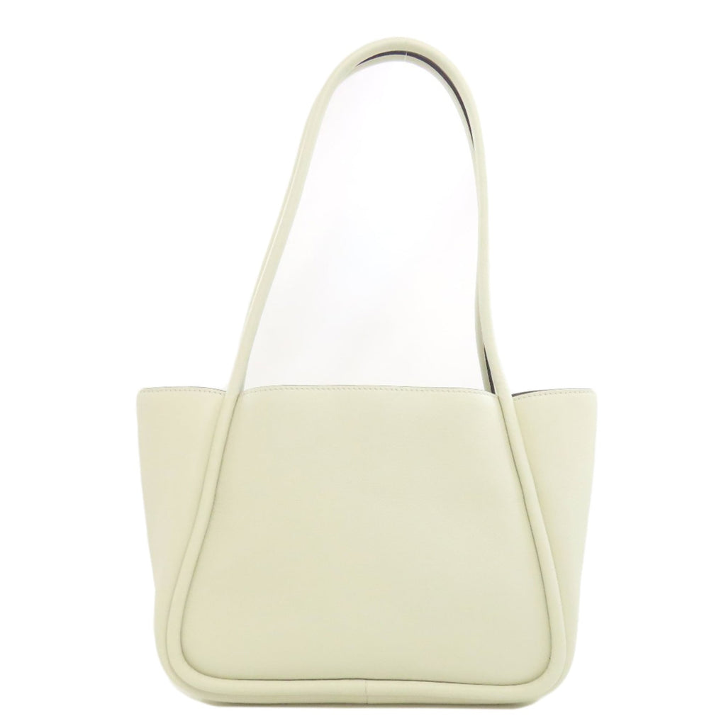 Prada Logo Metal Tote Bag Calfskin Women's PRADA