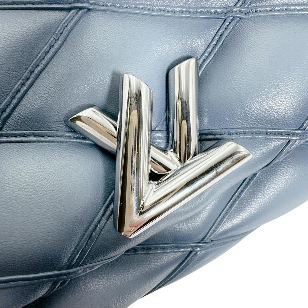 Louis Vuitton LOUIS VUITTON Handbag Maltage GO-14PM Lambskin M12434 Denim Blue — Like New