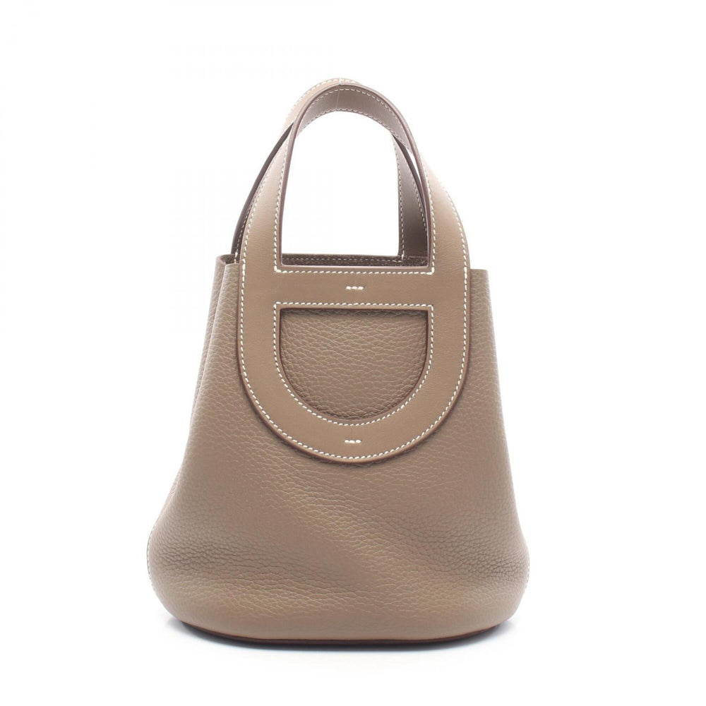 Hermes In the Loop 18 Handbag, Leather, Taurillon Clemence Women's, Gray — New - Store Return