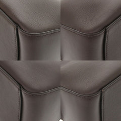 Salvatore Ferragamo 241445 Leather Brown Clutch Bag Second 0386Salvatore — Like New