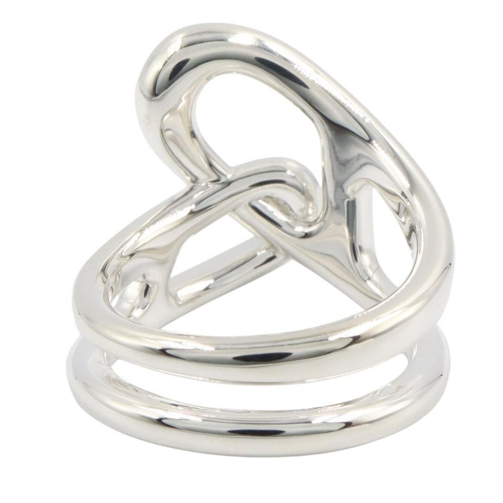 Hermes Chaine d'Ancre Punk Ring - Sterling Silver 925 Women's Ring/Finger Tone — Like New