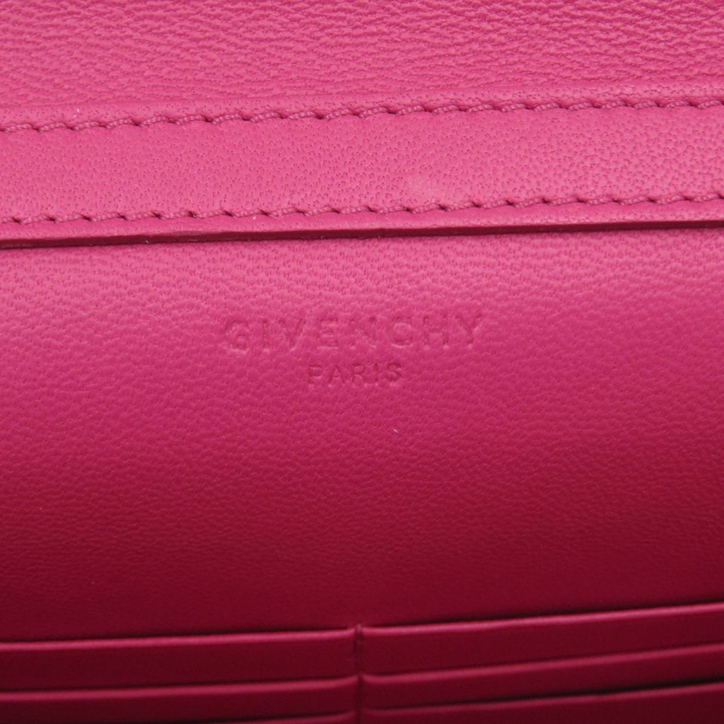 Balenciaga Pandora Chain Wallet Leather Magenta Long 1049 BALENCIAGA