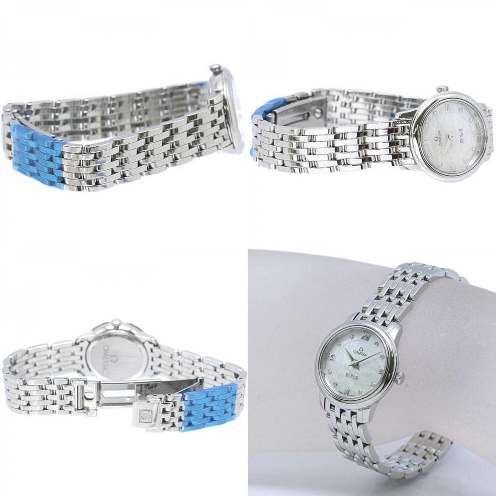 OMEGA De Ville Prestige 8-Diamond Watch 424.10.24.60.55.001 Women's Stainless Steel 40455 — Good