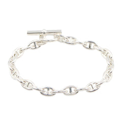 Hermes Chaine d'Ancre TPM 24-link bracelet, sterling silver (925), women's, tone — Like New