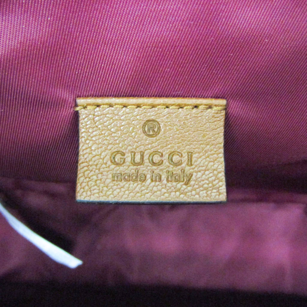 Gucci GG Canvas Children's 630818 Boys,Girls GG Canvas,Leather Backpack Beige,Brown — Like New