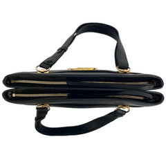 GUCCI Ally GG Marmont Double G Logo Handbag 550130 Black Women's — Like New