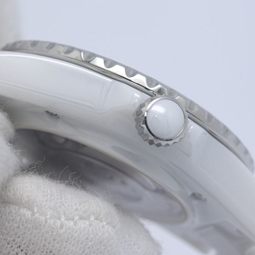 CHANEL J12 Phantom Caliber 12.1 H6186 Men's Watch, White Ceramic x Stainless Steel, 40401 — Like New