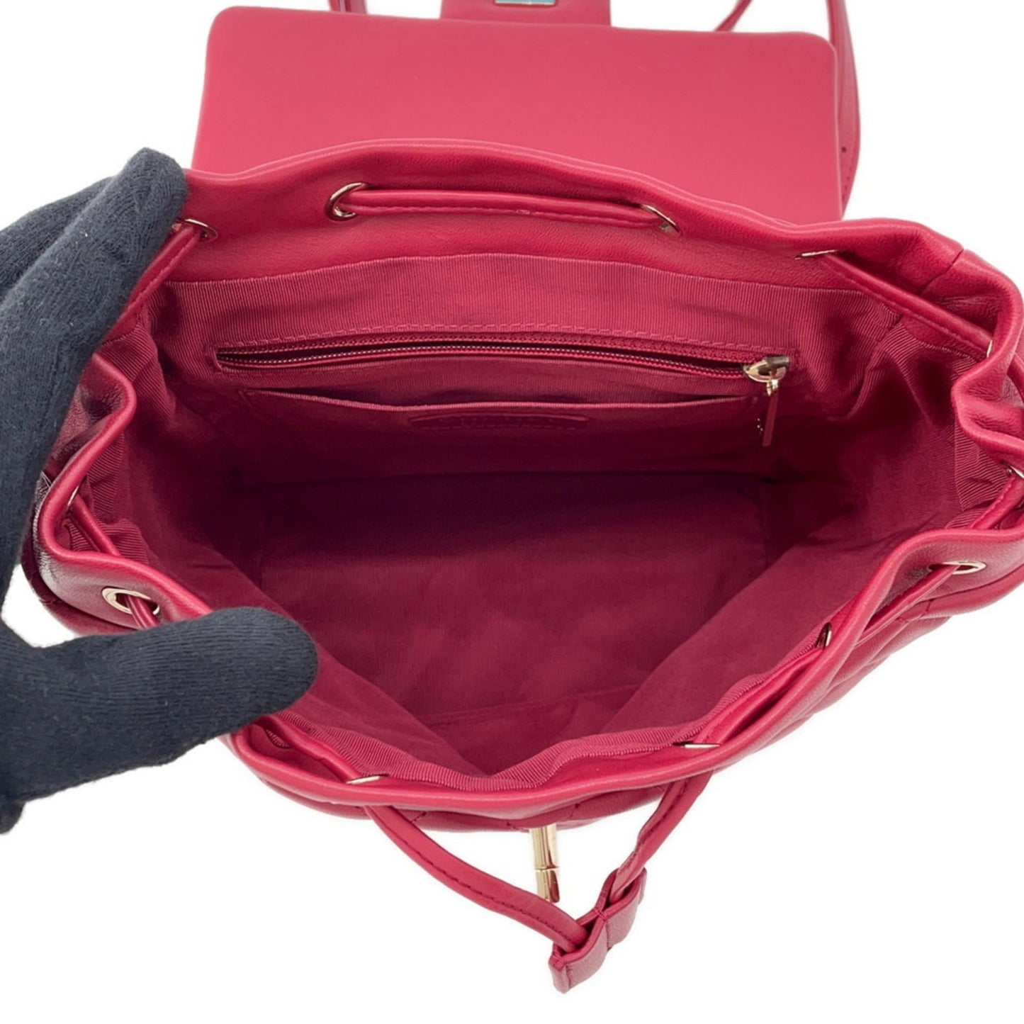 CHANEL Backpack Matelasse Coco Mark Chain Lambskin A91121