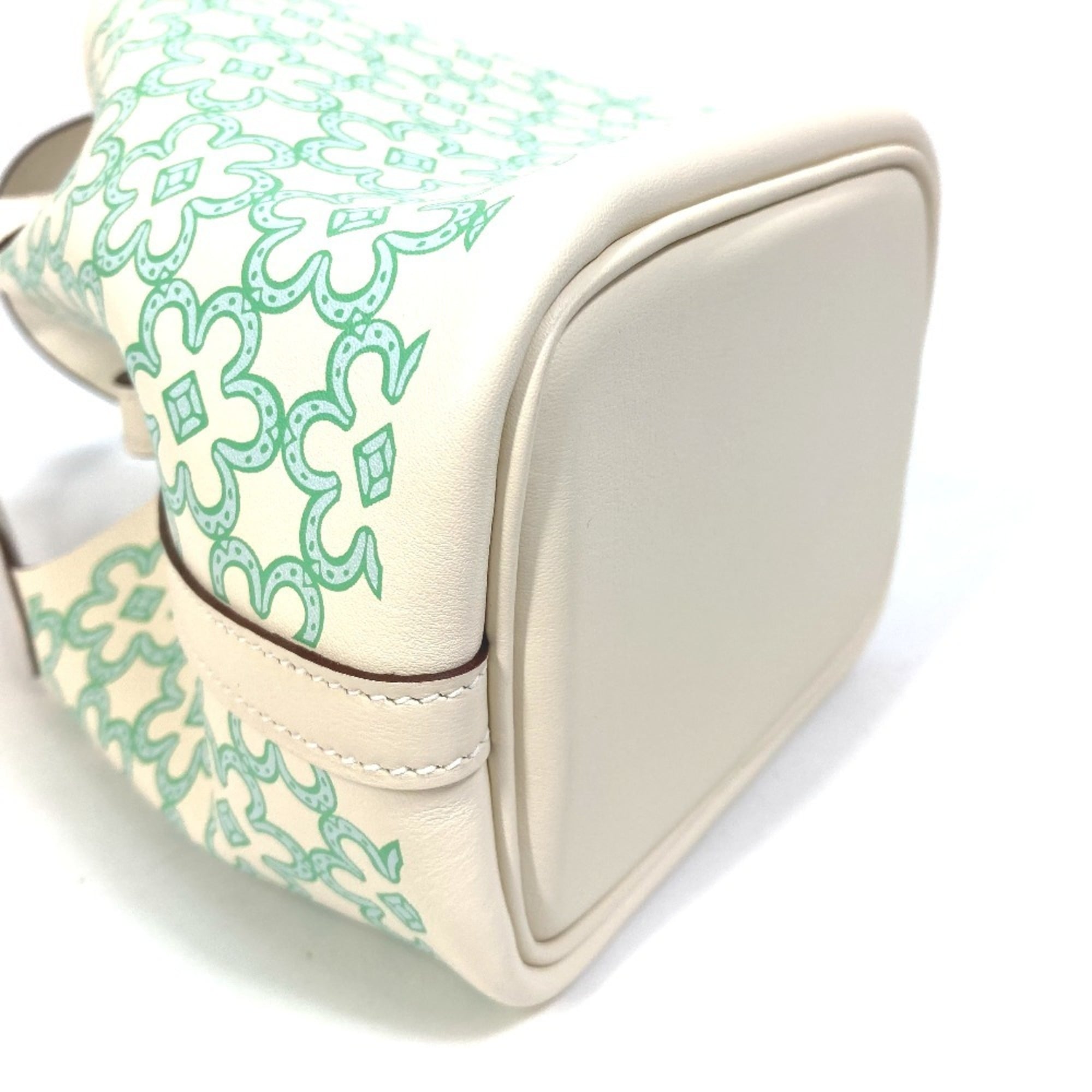 HERMES Picotin Lock Micro 14 Lucky Daisy Handbag Swift Women's Nata Green E-221012-2 — New - Store Return