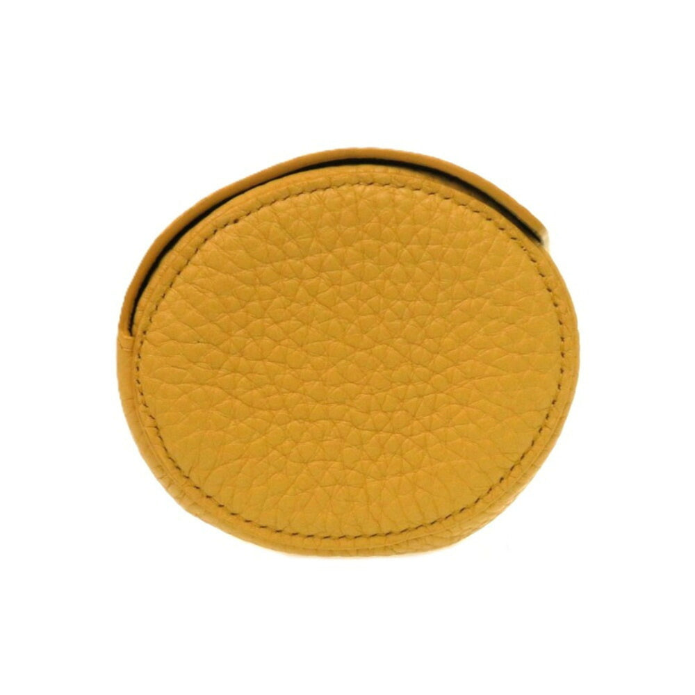 Like new Fendi leather pouch with yellow watch case, 0659FENDI — Like New