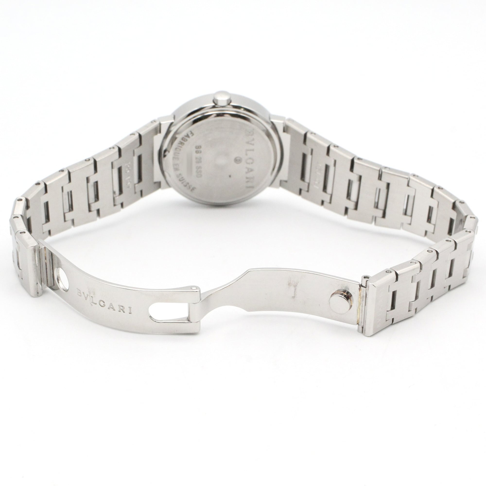 Bulgari BVLGARI Watch Stainless Steel Ladies Black BB26SSD — Very Good