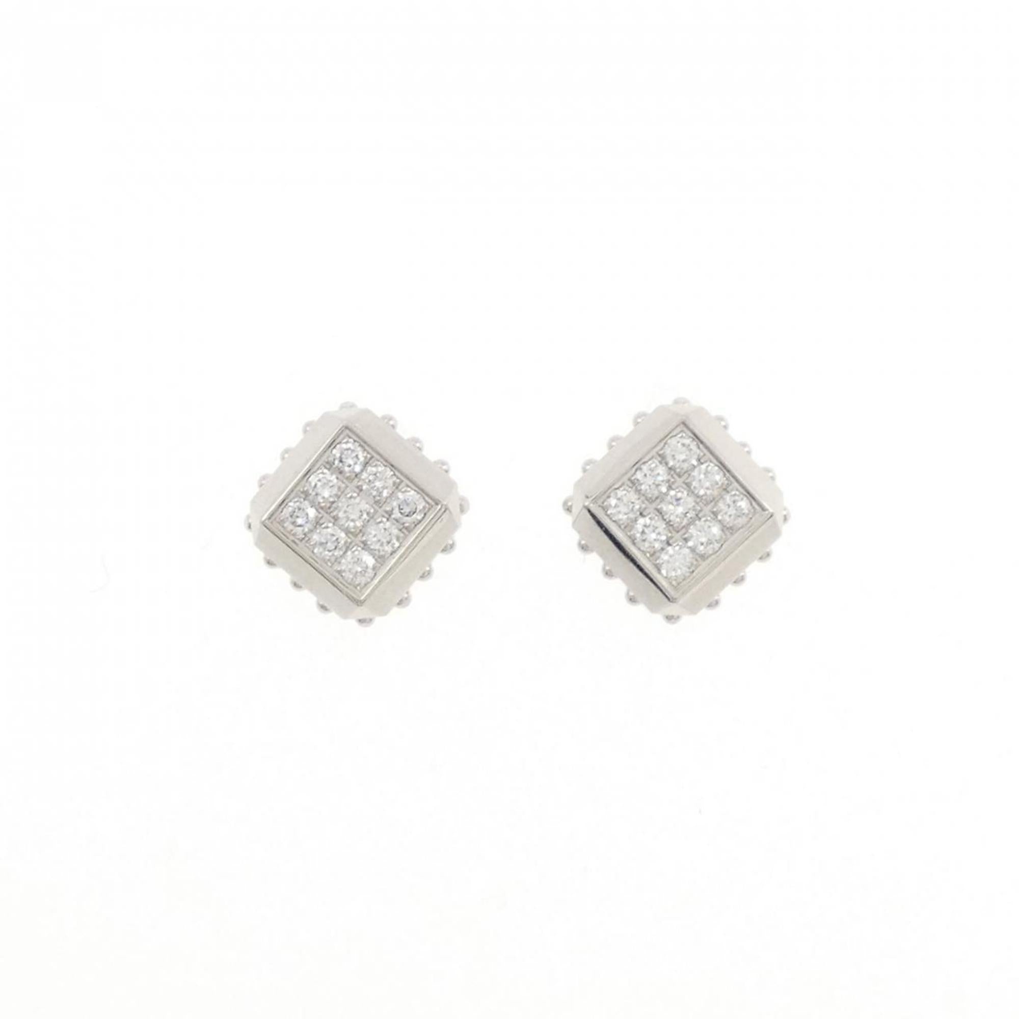 Louis Vuitton diamond earrings — Like New