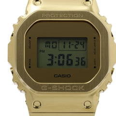 CASIO GSHOCK GM5600YMG9JF Men's Digital Watch, Gold/Black Resin/SS — New - Store Return