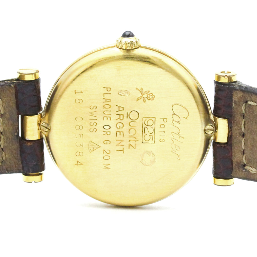 Cartier Must Quartz Gold Plated Women's Dress/Formal — Good