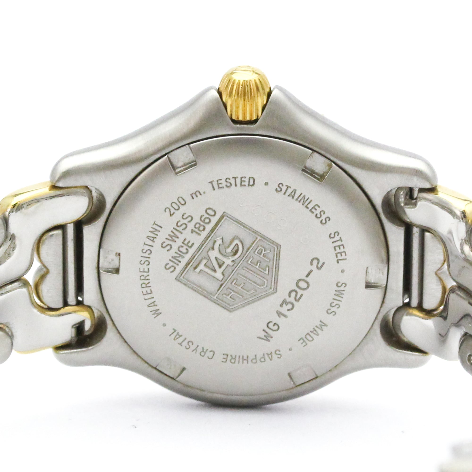 TAG HEUER Sel 200M Gold Plated Steel Ladies Watch WG1320 Polished — Very Good
