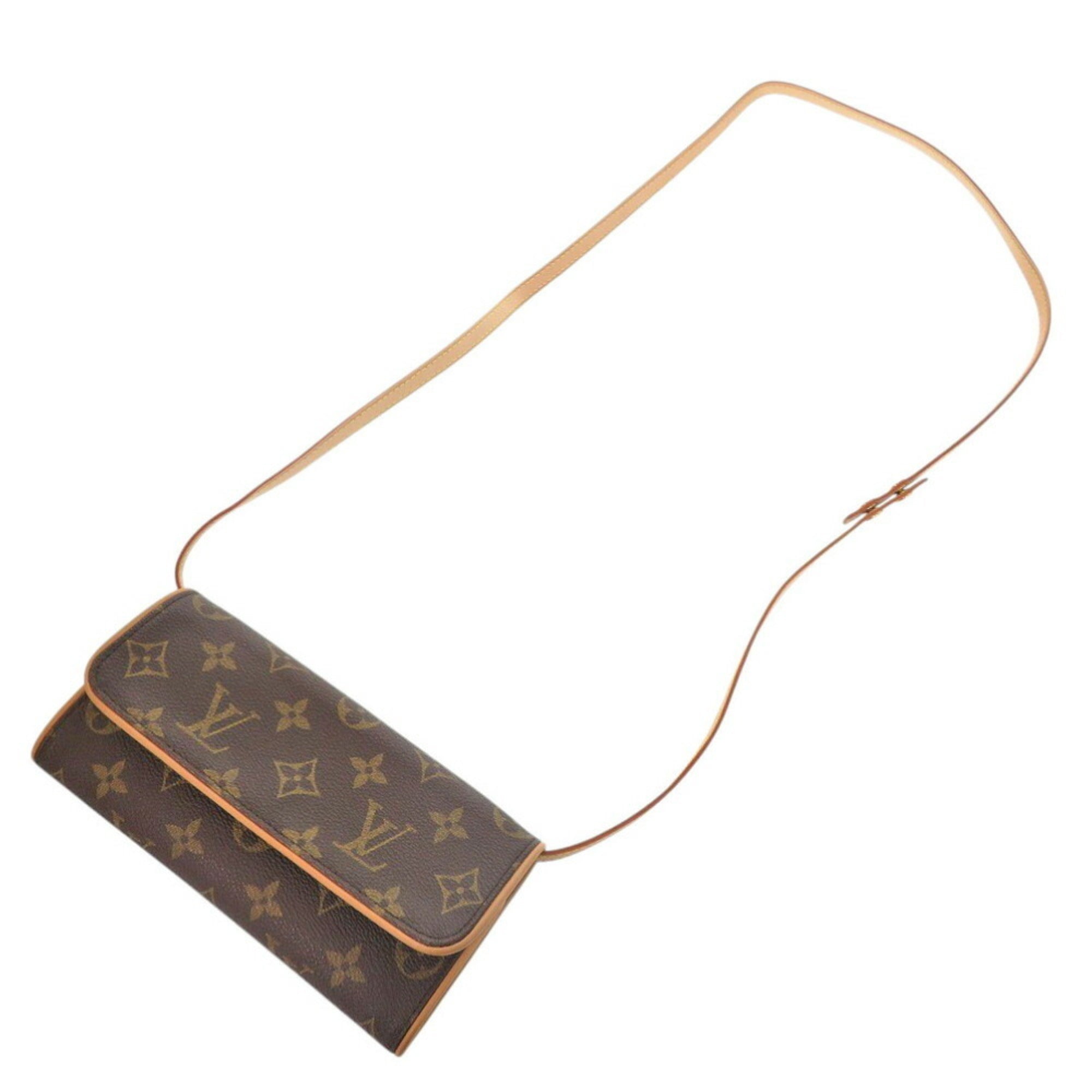 Louis Vuitton Pochette Twin PM Monogram M51854 Shoulder Bag LV 1047LOUIS VUITTON — Like New