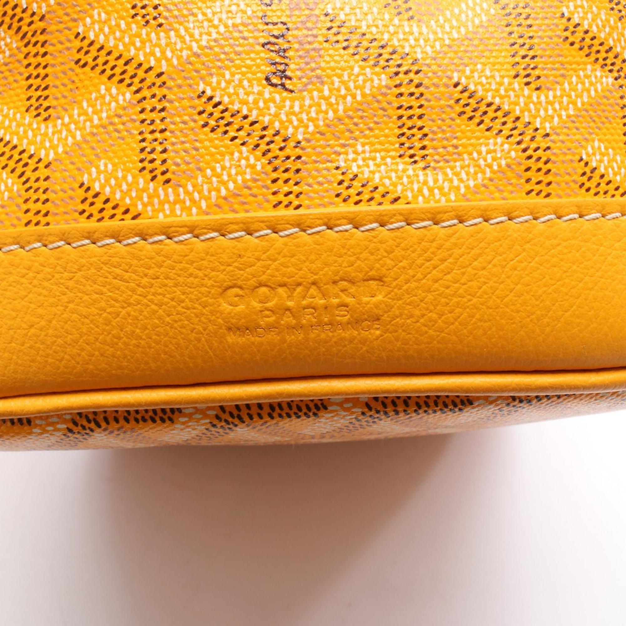Goyard GOYARD shoulder bag, coated canvas, women's, yellow, multicolor